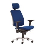 Assistência Técnica e Garantia do produto Cadeira Caderode Flute Presidente Premium Mesclado Azul/Preto