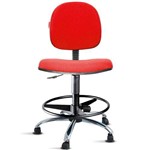 Assistência Técnica e Garantia do produto Cadeira Caixa Alta Portaria Recepção Tecido Vermelho Cb31