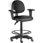 Assistência Técnica e Garantia do produto Cadeira Caixa Portaria Recepção Nr17 Costura Preto Cb72