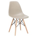 Assistência Técnica e Garantia do produto Cadeira Charles Eames Eiffel DSW - Bege - Nude - Madeira Clara