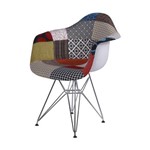 Assistência Técnica e Garantia do produto Cadeira com Braços Eames em Metal 1121 OR Design Patchwork