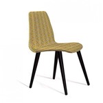 Assistência Técnica e Garantia do produto Cadeira Concha Lisa Eames Palito F89 Daf Mobiliário Amarelo/Cinza