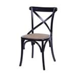 Assistência Técnica e Garantia do produto Cadeira de Madeira e Assento em Rattan 115 OR Design Preto