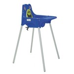 Assistência Técnica e Garantia do produto Cadeira de Refeicao Plastica Monster Azul Alta com Pernas de Aluminio Anodizado