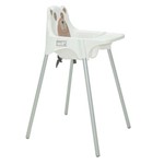Assistência Técnica e Garantia do produto Cadeira de Refeicao Plastica Teddy Branca Alta com Pernas de Aluminio Anodizado