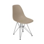 Assistência Técnica e Garantia do produto Cadeira DKR Eifell Charles Eames Base Cromada - Nude