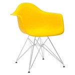 Assistência Técnica e Garantia do produto Cadeira Eames DAR - Amarelo - Base Cromada