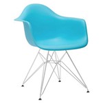 Assistência Técnica e Garantia do produto Cadeira Eames DAR - Azul Tiffany - Base Cromada