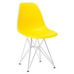 Assistência Técnica e Garantia do produto Cadeira Eames DKR - Eiffel - Amarelo - Base Cromada