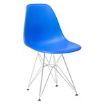 Assistência Técnica e Garantia do produto Cadeira Eames DKR - Eiffel - Azul - Base Cromada