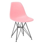 Assistência Técnica e Garantia do produto Cadeira Eames DKR - Eiffel - Rosa - Base Preta