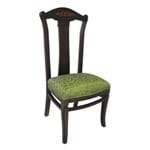 Assistência Técnica e Garantia do produto Cadeira em Marchetaria Estofado Verde
