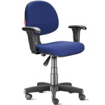 Assistência Técnica e Garantia do produto Cadeira Escritório Executiva com Braços Tecido Azul Noturno Cb40