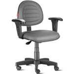 Assistência Técnica e Garantia do produto Cadeira Escritório Executiva Costura Braços Cinza Cb73