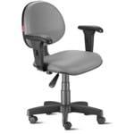 Assistência Técnica e Garantia do produto Cadeira Escritório Giratória Executiva com Braços Courvim Cinza Cb20