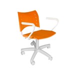 Assistência Técnica e Garantia do produto Cadeira Evidence C/ Braço Sem Regulagem de Altura Branca Laranja