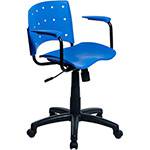 Assistência Técnica e Garantia do produto Cadeira Executiva Colordesign com Rodízios Azul - Designchair