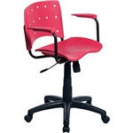 Assistência Técnica e Garantia do produto Cadeira Executiva Colordesign com Rodízios Vermelho - Designchair