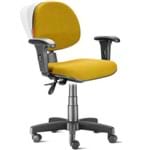 Assistência Técnica e Garantia do produto Cadeira Executiva Ergonômica Nr17 com Braços Tecido Mostarda Cb38
