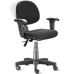 Assistência Técnica e Garantia do produto Cadeira Executiva Ergonômica Nr17 com Braços Tecido Preto Cb38