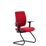 Assistência Técnica e Garantia do produto Cadeira Flute Fixa Executive Mesclado Bordô/preto