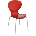 Assistência Técnica e Garantia do produto Cadeira Formiga Policarbonato Vermelho Translúcido - Rivatti