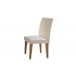 Assistência Técnica e Garantia do produto Cadeira Grécia 100% MDF (Kit com 2 Cadeiras) - Móveis Rufato - Imbuia/Veludo Creme - Móveis Bom de Preço -