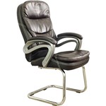 Assistência Técnica e Garantia do produto Cadeira Interlocutor PEL-9018V Cromada Marrom - Pelegrin