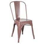 Assistência Técnica e Garantia do produto Cadeira Iron Tolix - Industrial - Aço - Vintage - Marrom