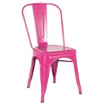 Assistência Técnica e Garantia do produto Cadeira Iron Tolix - Industrial - Aço - Vintage - Rosa