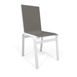 Assistência Técnica e Garantia do produto Cadeira Jantar Area Gourmet Alumínio Branco Tela Mescla