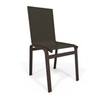 Assistência Técnica e Garantia do produto Cadeira Jantar Area Gourmet Alumínio Marrom Tela Marrom