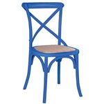 Assistência Técnica e Garantia do produto Cadeira Katrina Assento em Rattan Azul - Rivatti