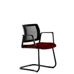Assistência Técnica e Garantia do produto Cadeira Kind Fixa Executive em Tela Mesclado Bordô/preto
