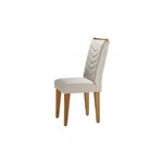 Assistência Técnica e Garantia do produto Cadeira Londrina 100% MDF (Kit com 2 Cadeiras) - Móveis Rufato - Imbuia/Veludo Creme - Móveis Bom de Preço -