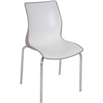 Assistência Técnica e Garantia do produto Cadeira Maja Fibra de Vidro Camurça com Branco - Tramontina