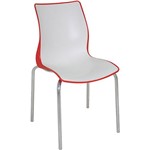Assistência Técnica e Garantia do produto Cadeira Maja Vermelha com Branco - Tramontina