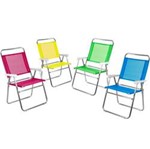 Assistência Técnica e Garantia do produto Cadeira Master Plus Alumínio Fashion - Cores Sortidas - Mor