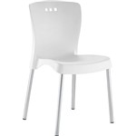 Assistência Técnica e Garantia do produto Cadeira Mona Pernas Anodizadas Branca - Tramontina