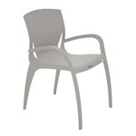 Assistência Técnica e Garantia do produto Cadeira Plastica Monobloco com Bracos Clarice Concreto