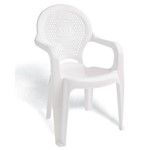 Assistência Técnica e Garantia do produto Cadeira Plastica Monobloco com Bracos Infantil Estampada Catty Branca