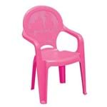Assistência Técnica e Garantia do produto Cadeira Plastica Monobloco com Bracos Infantil Estampada Catty Rosa