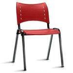 Assistência Técnica e Garantia do produto Cadeira Plástica Plus Vermelho (Kit 4 Peças)