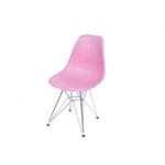 Assistência Técnica e Garantia do produto Cadeira Polipropileno Base em Metal OR Design Rosa