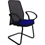 Assistência Técnica e Garantia do produto Cadeira Presidente Tela Fixa Azul - At.home