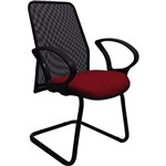 Assistência Técnica e Garantia do produto Cadeira Presidente Tela Fixa Vermelha - At.home