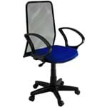 Assistência Técnica e Garantia do produto Cadeira Presidente Tela Giratória Preta e Azul - At.home