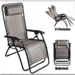 Assistência Técnica e Garantia do produto Cadeira Reclinável Trançada Preta Mor