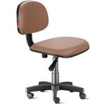 Assistência Técnica e Garantia do produto Cadeira Secretária Giratória com Encosto Courvim Areia Cb13