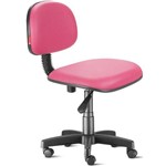 Assistência Técnica e Garantia do produto Cadeira Secretária Giratória com Encosto Courvim Rosa Cb13